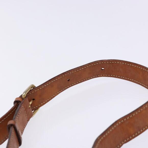 CELINE Macadam Canvas Shoulder Bag Pvc Leather Brown Gold - Picture 8 of 12